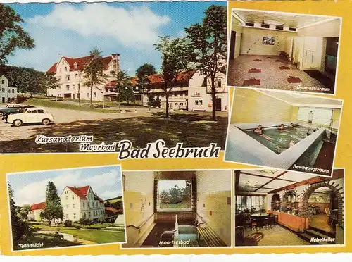 Kursanatorium Moorbad Bad Seebruch bei Vlotho a.d.Weser, Mehrbildkarte ngl G6030