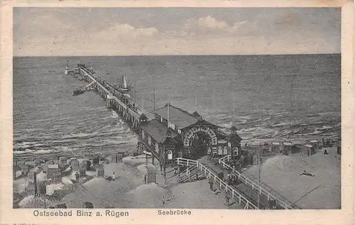 Binz auf Rügen Seebrücke glca.1920 169.874