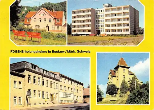 Buckow (Märk. Schweiz) Erholungsheime gl1985 172.006