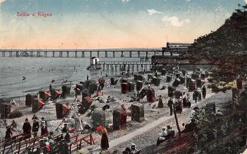 Sellin auf Rügen Strandpartie gl1921 169.674