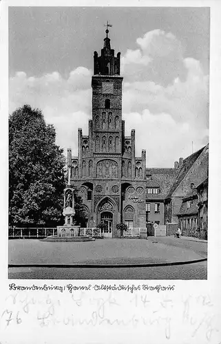 Brandenburg (Havel) Altstädtisches Rathaus feldpgl1940 168.799
