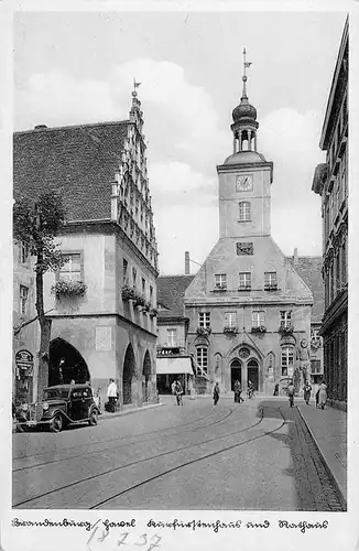 Brandenburg (Havel) Kurfürstenhaus und Rathaus ngl 168.836