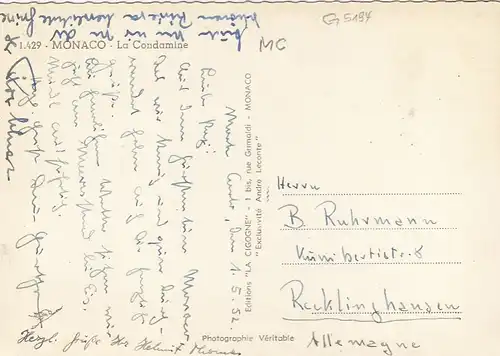 Monaco, La Condamine ngl G5194