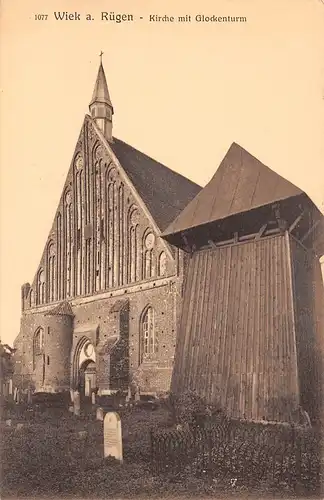 Wiek auf Rügen Kirche mit Glockenturm ngl 169.830