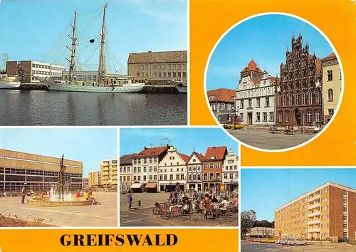 Greifswald Segelschulschiff Hotel Sporthalle Innenstadt ngl 172.156