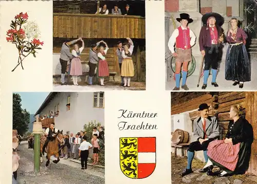 Kärnten, Trachten, Mehrbildkarte ngl G5285