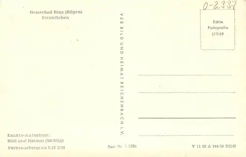 Binz auf Rügen Strandleben ngl 169.879