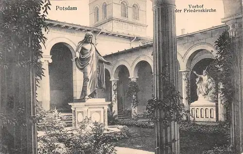 Potsdam Vorhof der Friedenskirche ngl 168.419