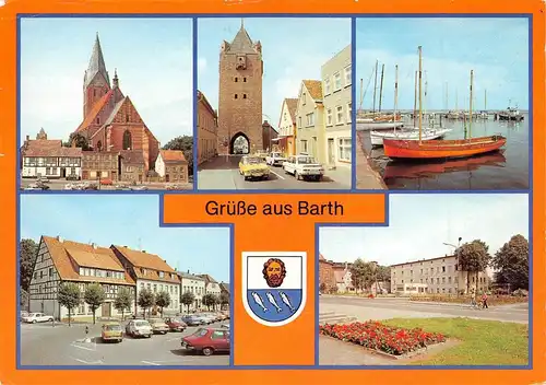 Barth Kirche Dammtor Hafen Marktplatz gl1985 172.229