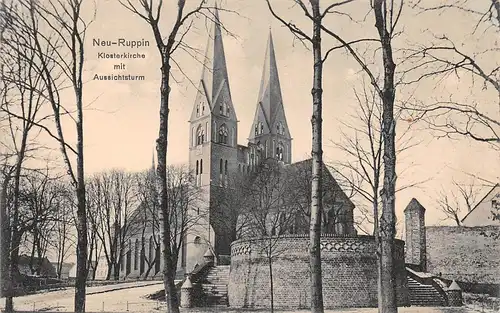Neuruppin Klosterkirche mit Aussichtsturm ngl 169.031