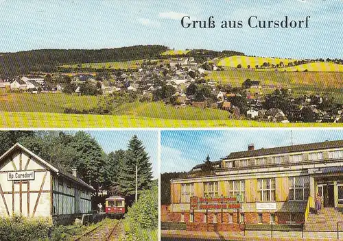 Cursdorf, Kr.Neuhaus am Rennweg, Thür.Wald, Mehrbildkarte ngl G6284