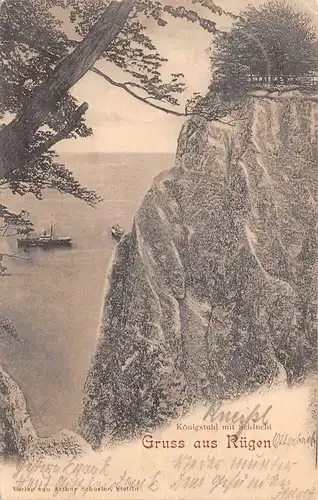 Insel Rügen Königstuhl mit Schlucht gl1901 169.946