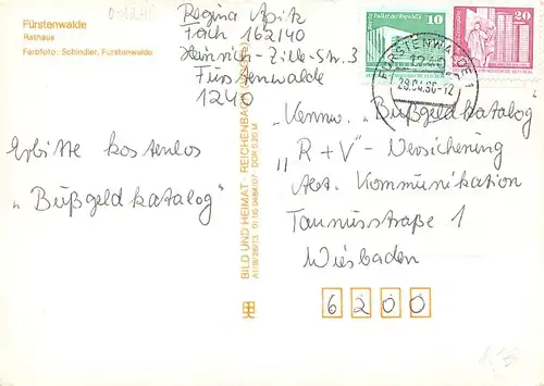 Fürstenwalde Rathaus gl1980 168.492