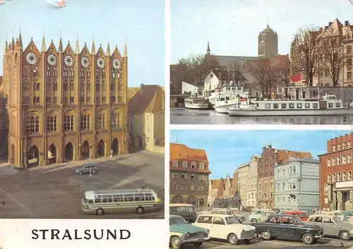 Stralsund Rathaus Anlegestelle Alter Markt gl1976 169.996