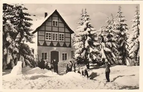 Königskrug/Braunlage, Oberharz, Schullandheim glum 1960? G5395