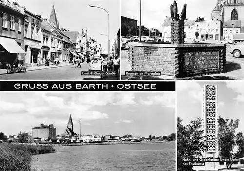 Barth Straße Brunnen Gedenkstätte Uferansicht glca.1965 170.056