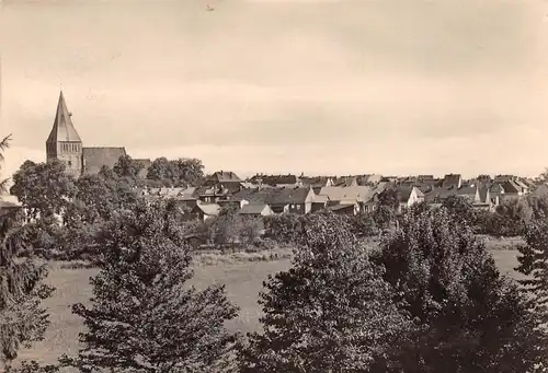 Gnoien (Kreis Teterow) Blick auf die Stadt gl1971 169.100