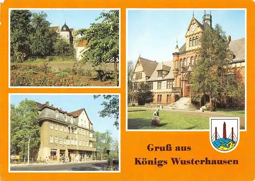 Königs Wusterhausen Teilansichten Mehrbildkarte gl1989 168.556