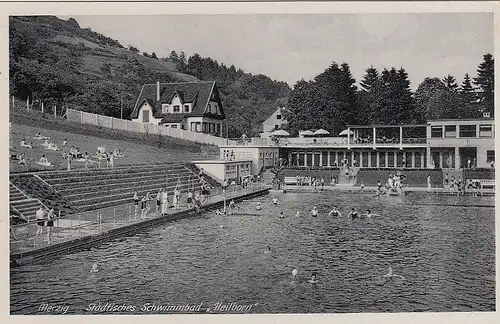 Merzig (Saar), Städtisches Schwimmbar "Heilborn" ngl G5452