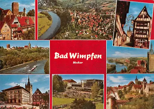 Bad Wimpfen Teilansichten Mehrbildkarte ngl 170.609