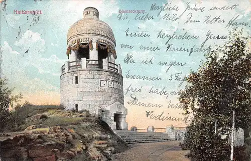 Halberstadt Bismarckturm gl1909 172.345
