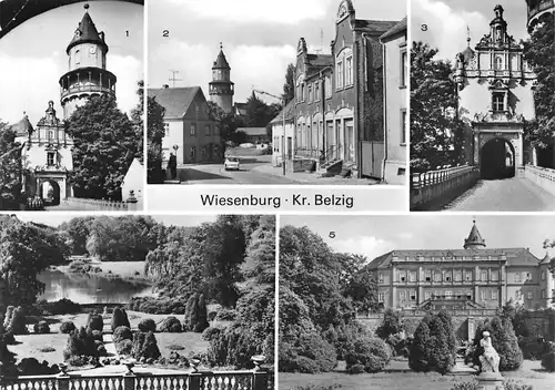 Wiesenburg Kreis Belzig Teilansichten gl1989 168.612