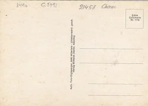 Hohenbogen mit Umgebung, Bayerischer Wald, Mehrbildkarte ngl G5492