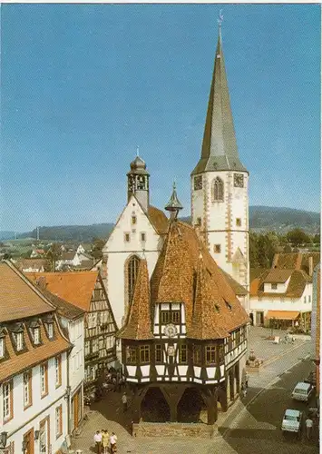 Michelstadt i. Odw., Historisches Rathaus, Kirche ngl G5502