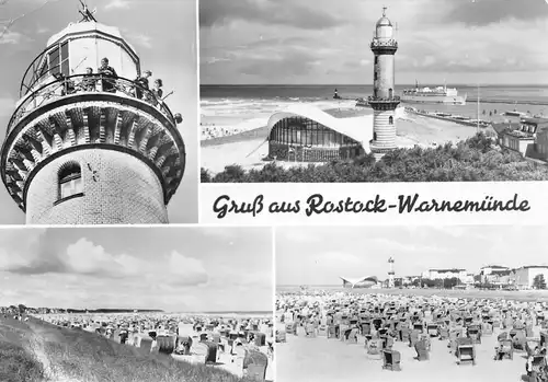 Rostock-Warnemünde Teilansichten Mehrbildkarte gl1975 170.192