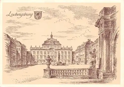 Ludwigsburg von Ludwig Schäfer-Grohe Schloss ngl 170.241