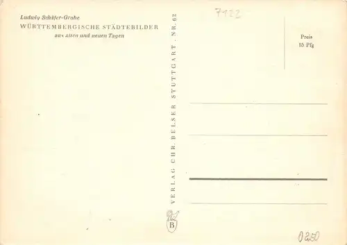 Besigheim von Ludwig Schäfer-Grohe Stadtansicht ngl 170.265