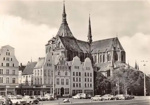 Rostock Ernst-Thälmann-Platz Marienkirche glca.1970 170.202