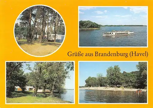 Brandenburg (Havel) Campingplatz Schiff Badestelle ngl 168.711