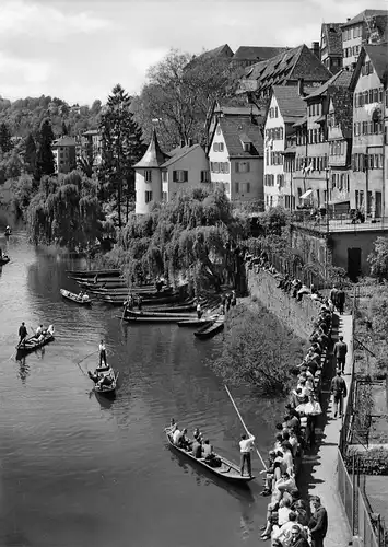 Tübingen Am Zwingele mit Blick zum Hölderlinturm ngl 170.685