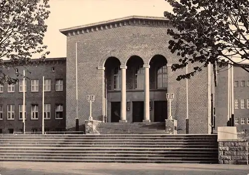 Rostock Schwimmhalle Neptun Außenansicht ngl 170.227