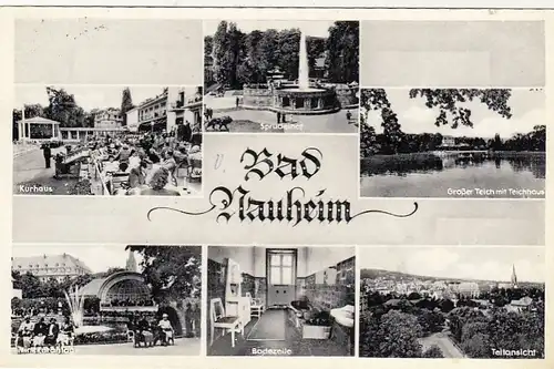 Bad Nauheim, Mehrbildkarte gl1958 G5610