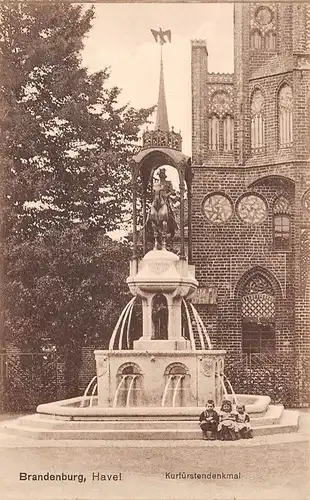 Brandenburg (Havel) Kurfürstendenkmal ngl 168.795