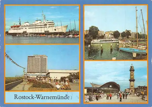 Rostock-Warnemünde Hotel Neptun Alter Strom Leuchtturm gl1989 172.290