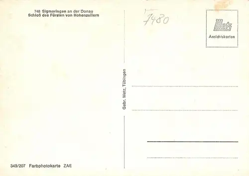 Sigmaringen Schloss ngl 170.739