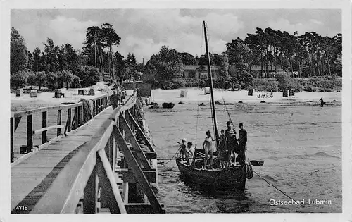 Ostseebad Lubmin Partie am Steg gl1956 169.344