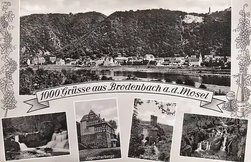 Brodenbach an der Mosel, Mehrbildkarte glum 1960? G6562
