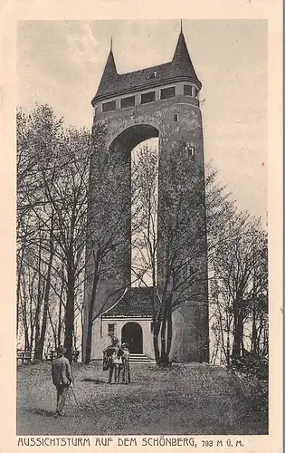 Aussichtsturm auf dem Schönberg ngl 170.792