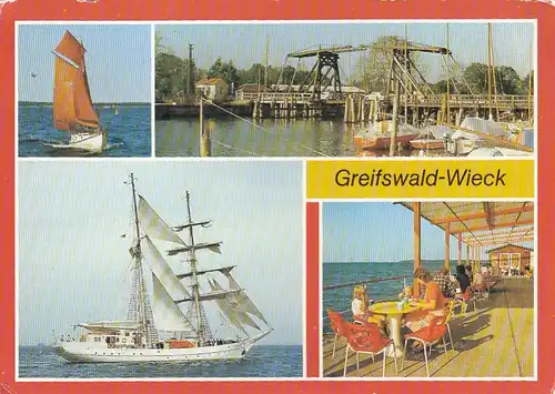 Greifswald-Wieck, Mehrbildkarte glum 1970? G6601