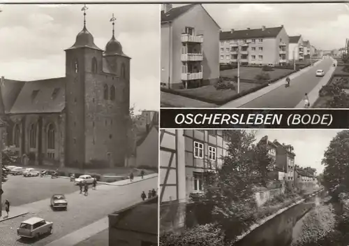 Oschersleben (Bode), Nicolaikirche, Diesterwegring, am Bruchgraben gl1983 G5682
