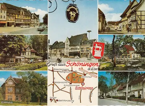 Schöningen a.Elm, Mehrbildkarte ngl G5697
