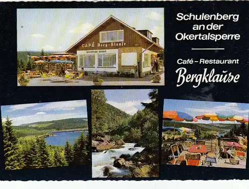 Schulenberg, Oberharz, Café-Restaurant Bergklause ngl G5702