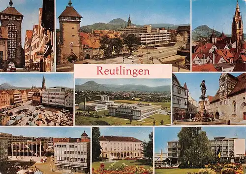 Reutlingen Teilansichten Mehrbildkarte ngl 170.874