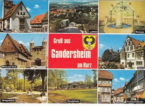 Bad Gandersheim am Harz, Mehrbildkarte gl1984? G5722