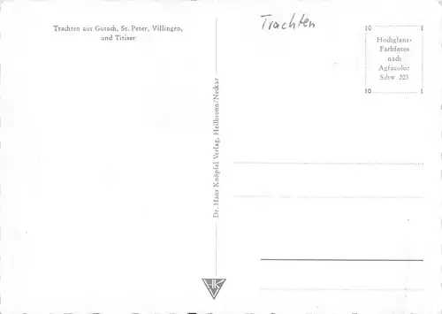 Schwarzwälder Trachten ngl 170.885