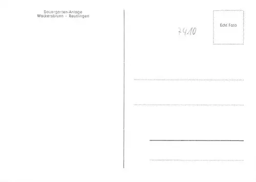 Reutlingen-Wackersbrunn Dauergarten-Anlage ngl 170.905